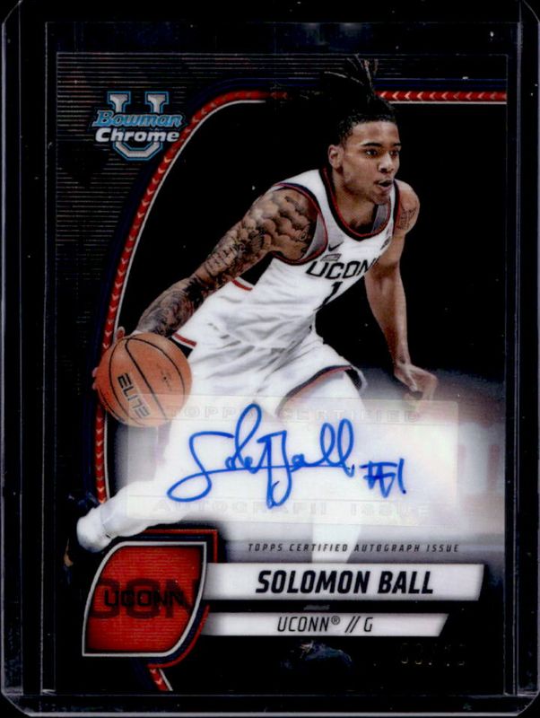 2024 Bowman Chrome University Sapphire Edition #87 Prospect Autographs - Black Refractor /10