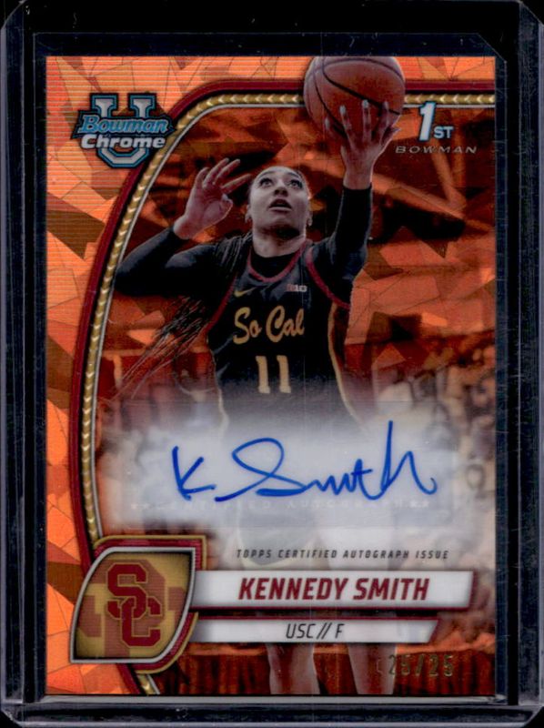 2024 Bowman Chrome University Sapphire Edition #44 Prospect Autographs - Orange Refractor /25