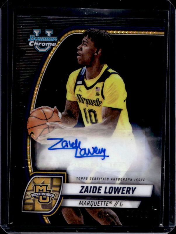 2024 Bowman Chrome University Sapphire Edition #90 Prospect Autographs - Black Refractor /10
