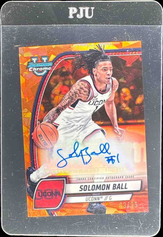 2024 Bowman Chrome University Sapphire Edition #87 Prospect Autographs - Orange Refractor /25