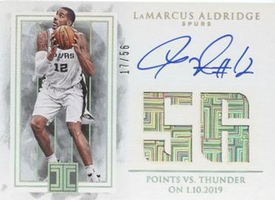 2020 Impeccable #IS-LMA 2019 Impeccable Impeccable Stats Signatures /56