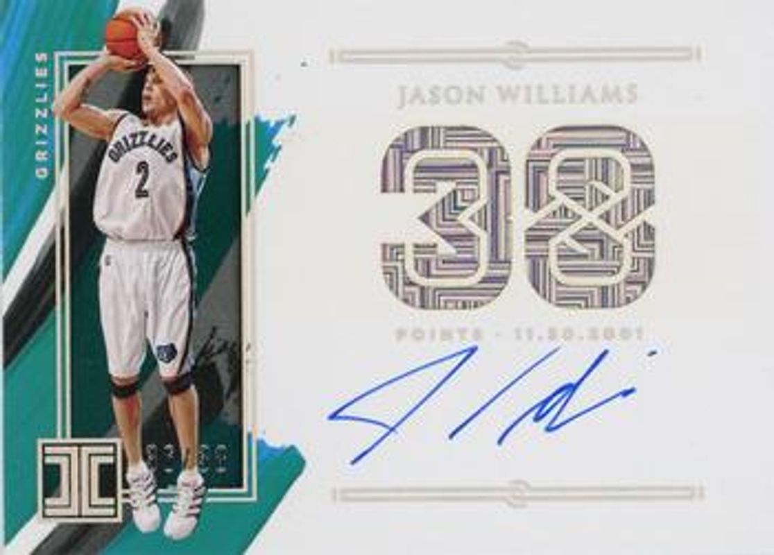 2020 Impeccable #IS-JWL Impeccable Stats Autographs /59