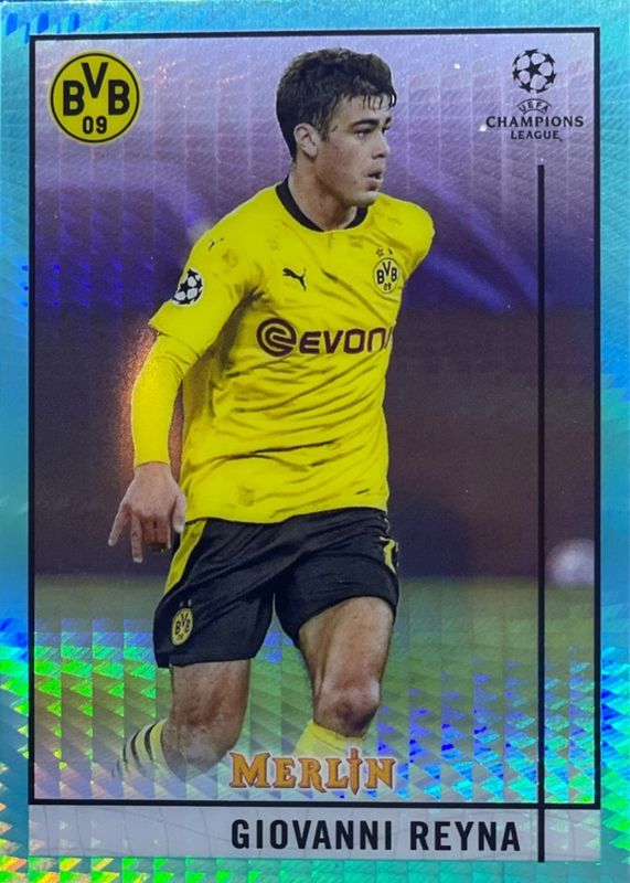 2020 Topps Merlin Chrome UEFA Champions League #11 Aqua Prism Refractor