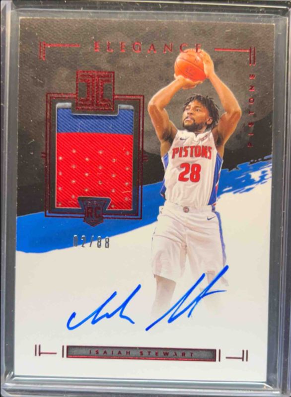 Isaiah Stewart 2020 Impeccable #125 Asia /88 Rookie RAW