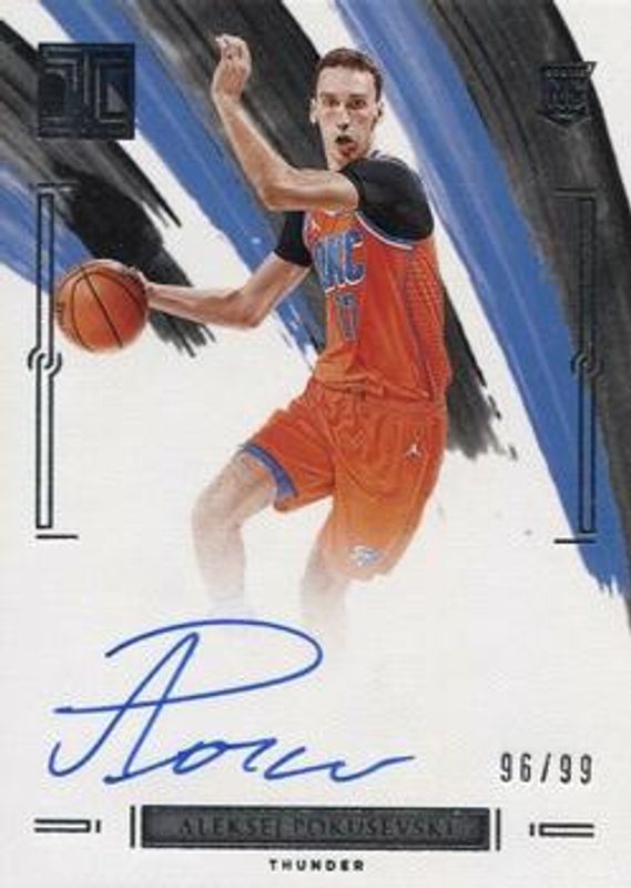 Aleksej Pokusevski 2020 Impeccable #RA-POK Rookie Autographs /99 RAW