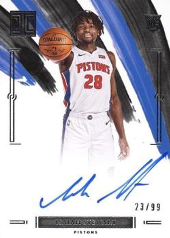 Isaiah Stewart 2020 Impeccable #RA-STE Rookie Autographs /99 RAW