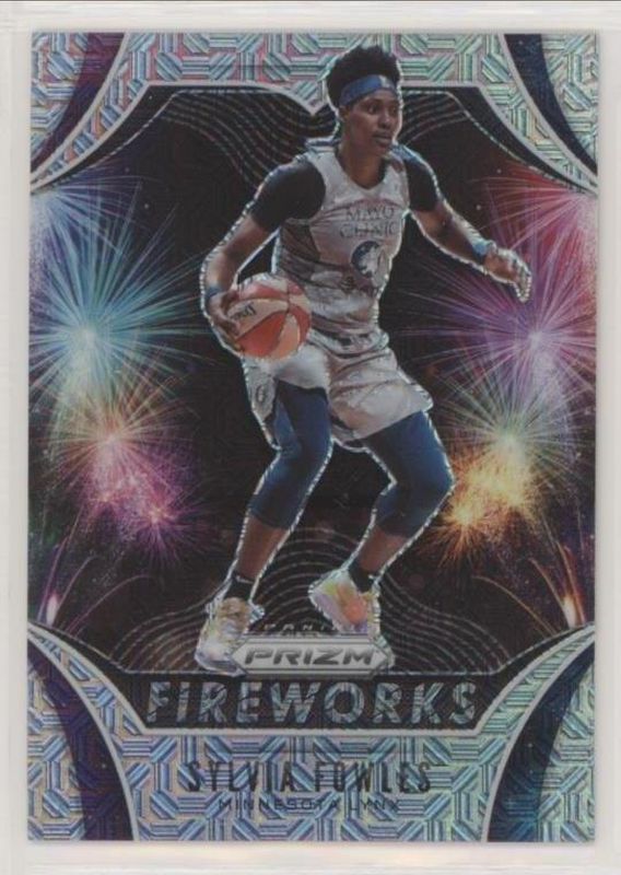 2020 Prizm WNBA #8 Fireworks - Mojo /25