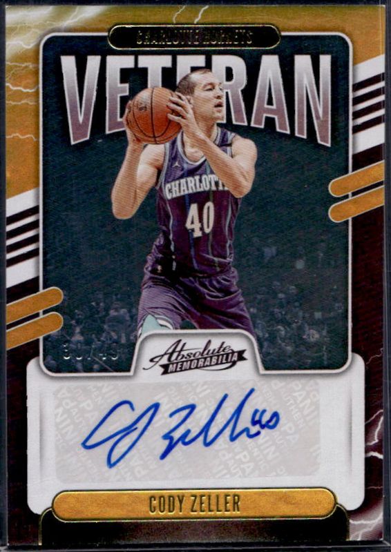 2020 Absolute Memorabilia #VA-CZE Veteran Autographs Level 1 /49