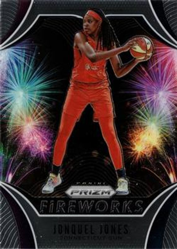 Jonquel Jones 2020 Prizm WNBA #17 Fireworks RAW
