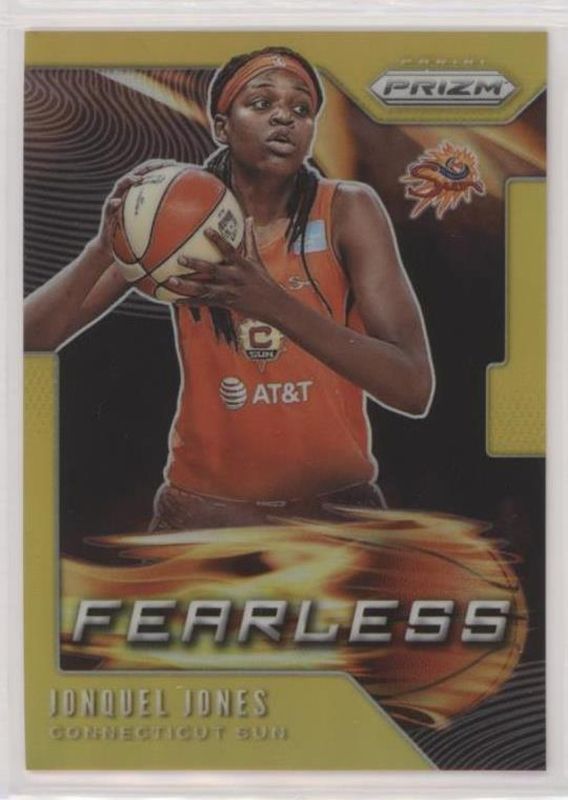 Jonquel Jones 2020 Prizm WNBA #8 Fearless - Gold /10 RAW