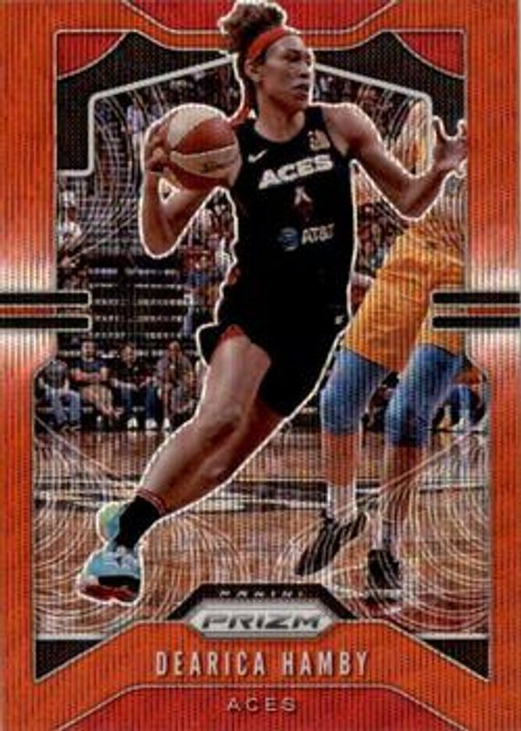 Dearica Hamby 2020 Prizm WNBA #54 Ruby Wave RAW