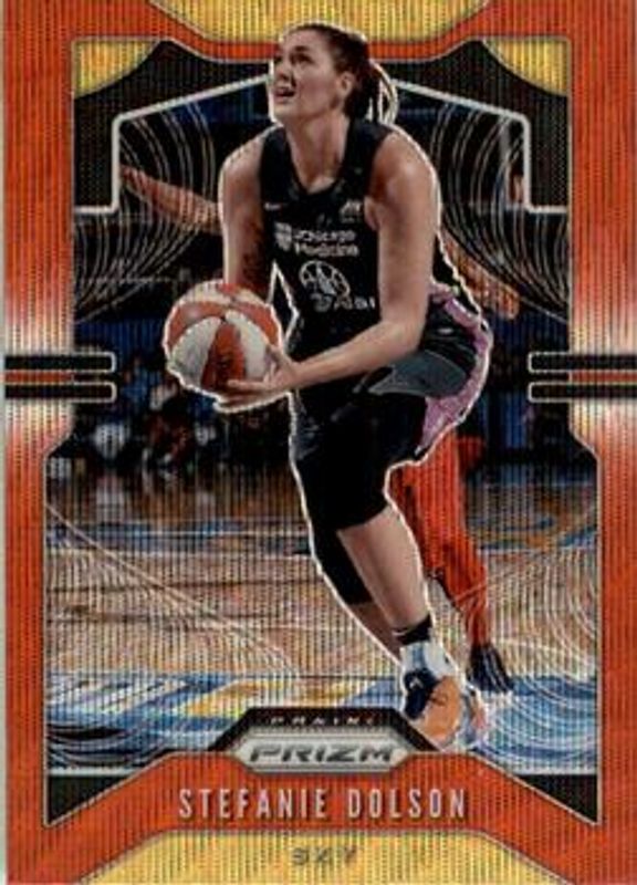 Stefanie Dolson 2020 Prizm WNBA #43 Ruby Wave RAW