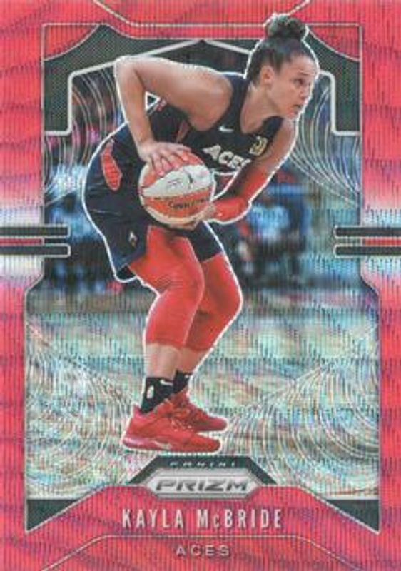 Kayla McBride 2020 Prizm WNBA #67 Ruby Wave RAW
