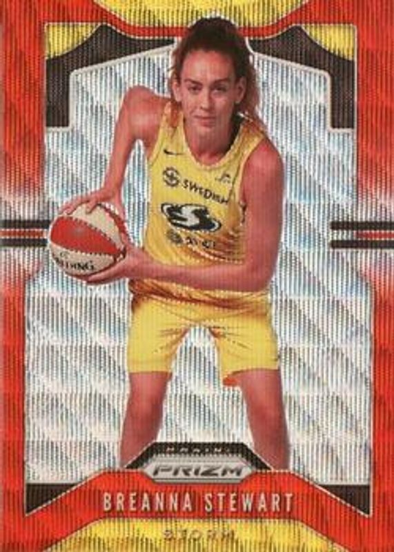 Breanna Stewart 2020 Prizm WNBA #70 Ruby Wave RAW