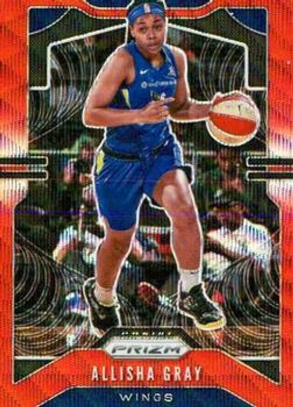 Allisha Gray 2020 Prizm WNBA #58 Ruby Wave RAW