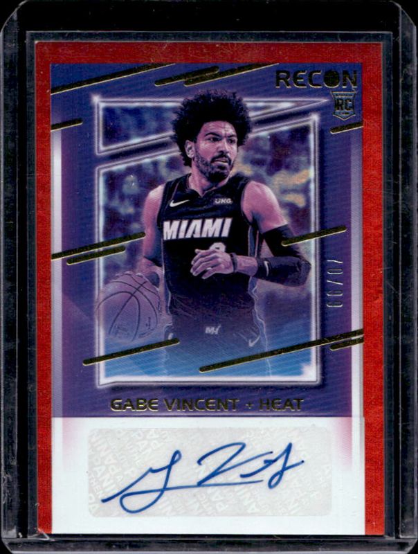 2020 Recon #RRS-GVI Rookie Recon Signatures - Red /49