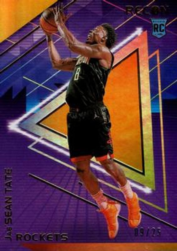Jae'Sean Tate 2020 Recon #170 Orange /25 Rookie RAW