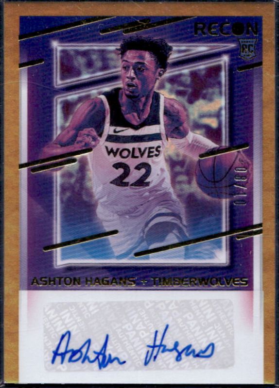 2020 Recon #RRS-ASH Rookie Recon Signatures - Gold /10