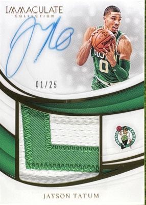 2018 Immaculate #PP-JTT Premium Patch Autographs (/25)