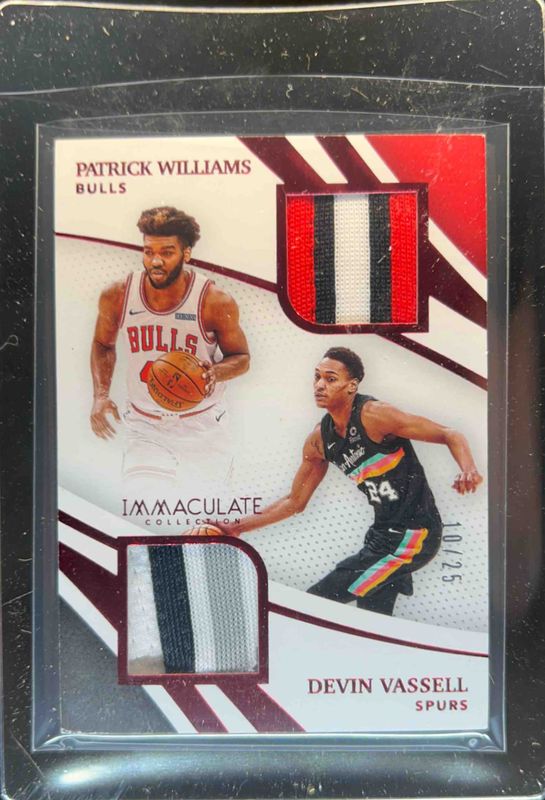 2020 Immaculate #RRD-WV Remarkable Rookie Jerseys Dual - Red /25