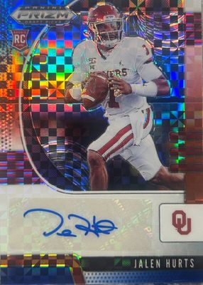 2020 Prizm Draft Picks #129 Autographs - Blue