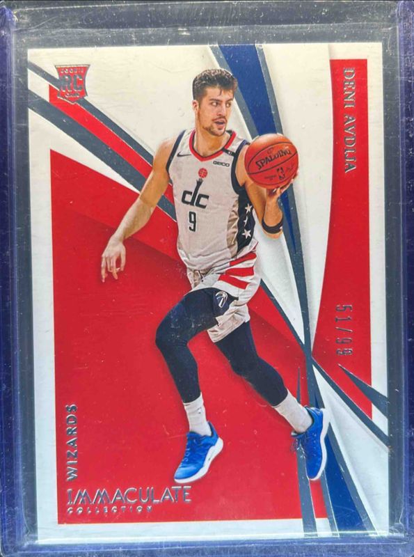 Deni Avdija 2020 Immaculate #51 Base /99 Rookie RAW