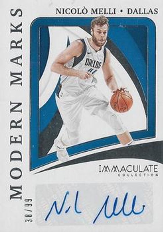 2020 Immaculate #MM-NML Modern Marks /99