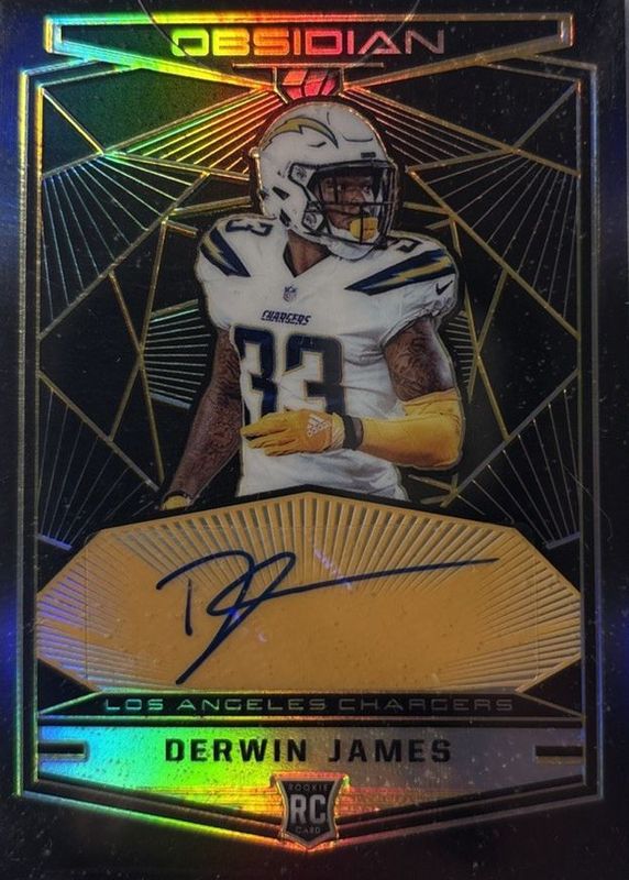 2018 Obsidian #RKA-DJ Rookie Autographs - Electric Etch Orange (/50)
