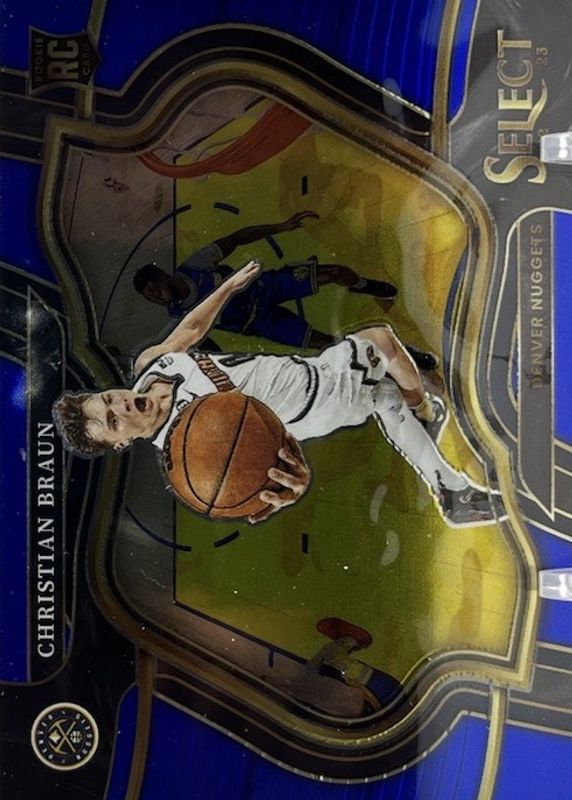 Christian Braun 2022 Select #272 Courtside Blue Retail Rookie RAW