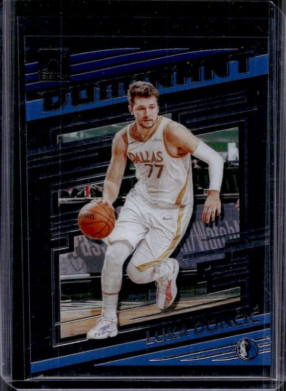Luka Doncic 2020 Clearly Donruss #2 Clearly Dominant RAW