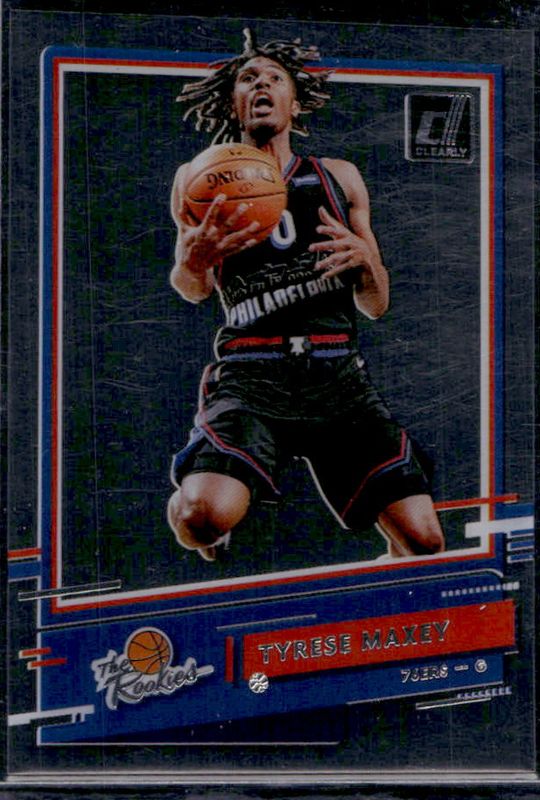 Tyrese Maxey 2020 Clearly Donruss #10 Clearly The Rookies RAW