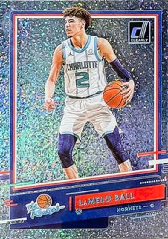 LaMelo Ball 2020 Clearly Donruss #1 Clearly The Rookies - Holo Platinum /1 RAW