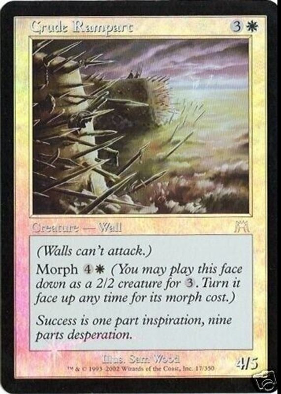 Crude Rampart Magic: The Gathering Cards Price Guide - Sports Card Investor