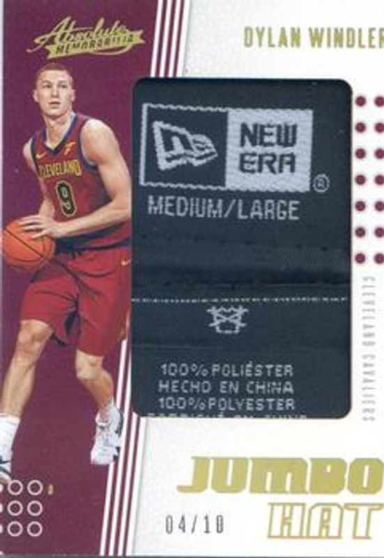 2019 Absolute Memorabilia #JH-DWD Jumbo Hat Laundry Tag /10