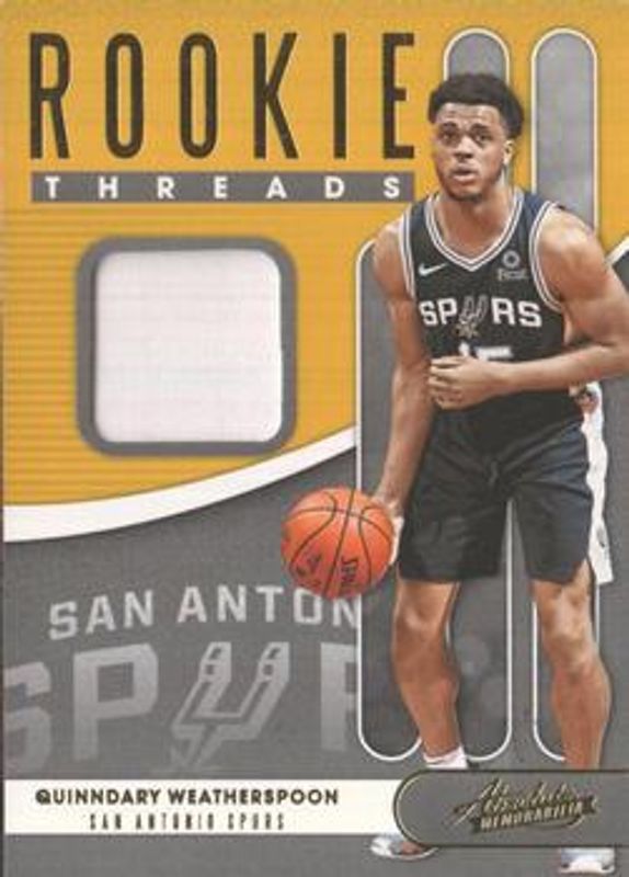 2019 Absolute Memorabilia #RT-QWS Rookie Threads Level 1