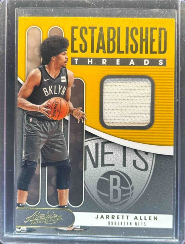 Jarrett Allen 2019 Absolute Memorabilia #ET-JAL Established Threads Level 1 RAW
