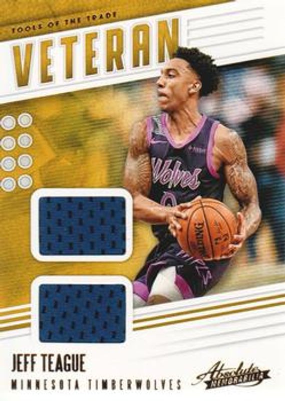 2019 Absolute Memorabilia #VT-JTG Veteran Tools of the Trade Level 1