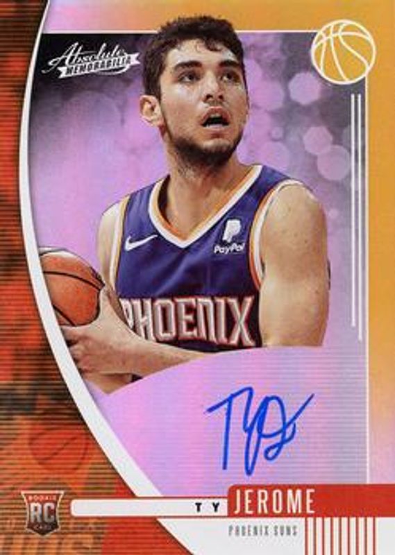 Ty Jerome 2019 Absolute Memorabilia #RA-TJR Rookie Autographs Level 1 RAW
