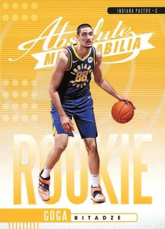 Goga Bitadze 2019 Absolute Memorabilia #17 Rookies - Yellow RAW