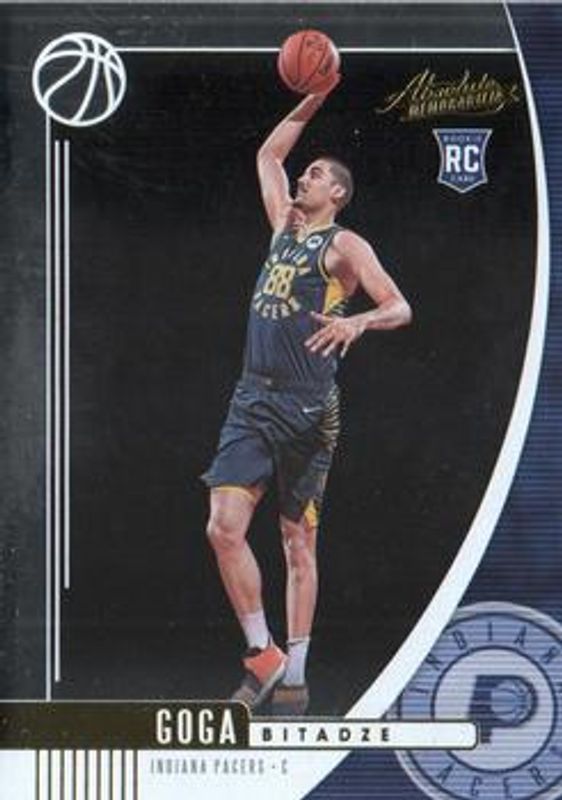 Goga Bitadze 2019 Absolute Memorabilia #88 Base Rookie RAW