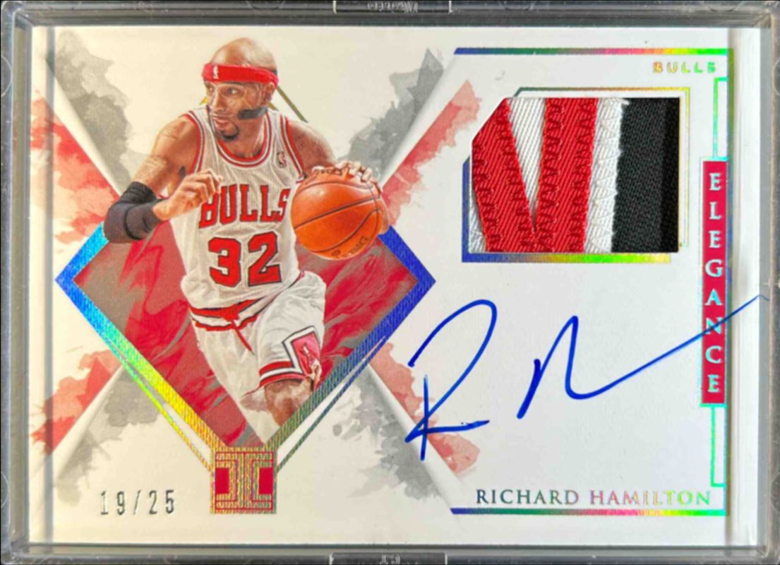 2019 Impeccable #ER-RHM Elegance Retired Jersey Autographs - Holo Silver /5