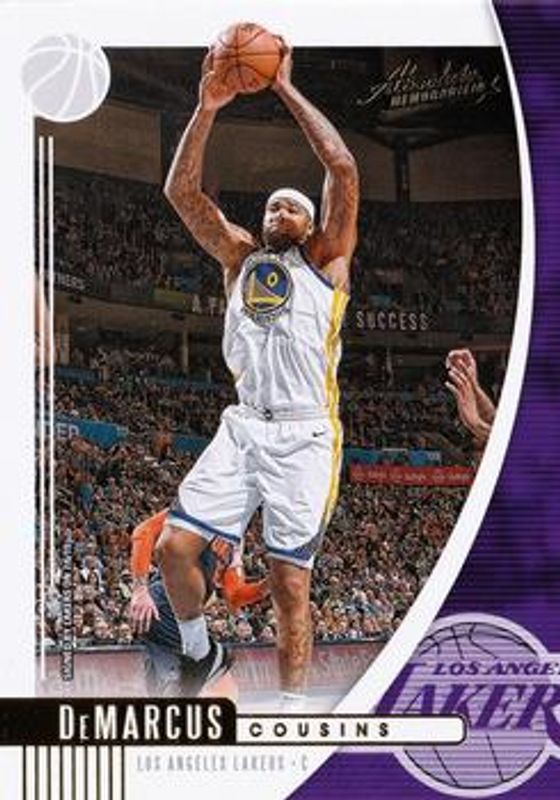 DeMarcus Cousins 2019 Absolute Memorabilia #53 Retail RAW