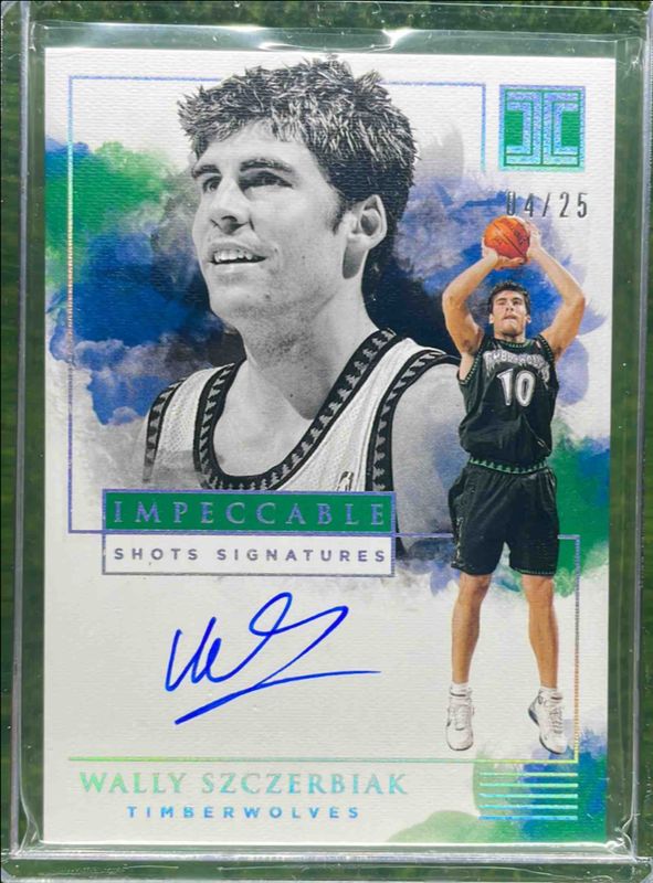 2019 Impeccable #IS-WSZ Impeccable Shots Signatures - Holo Silver /25