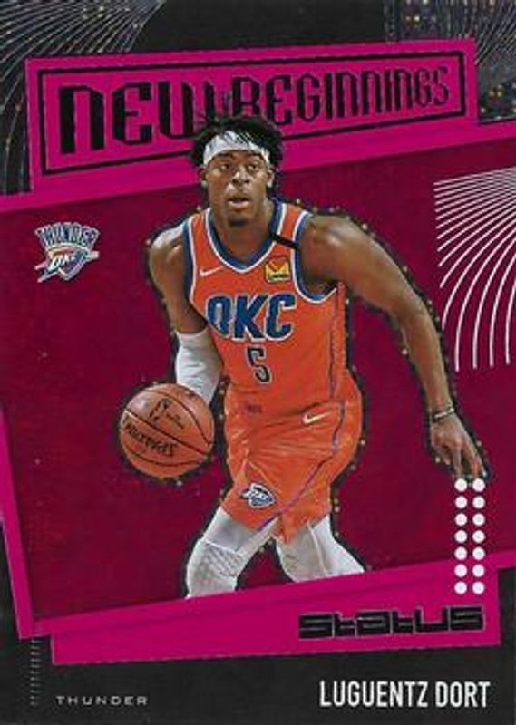 Luguentz Dort 2019 Status #10 New Beginnings - Red Rookie RAW