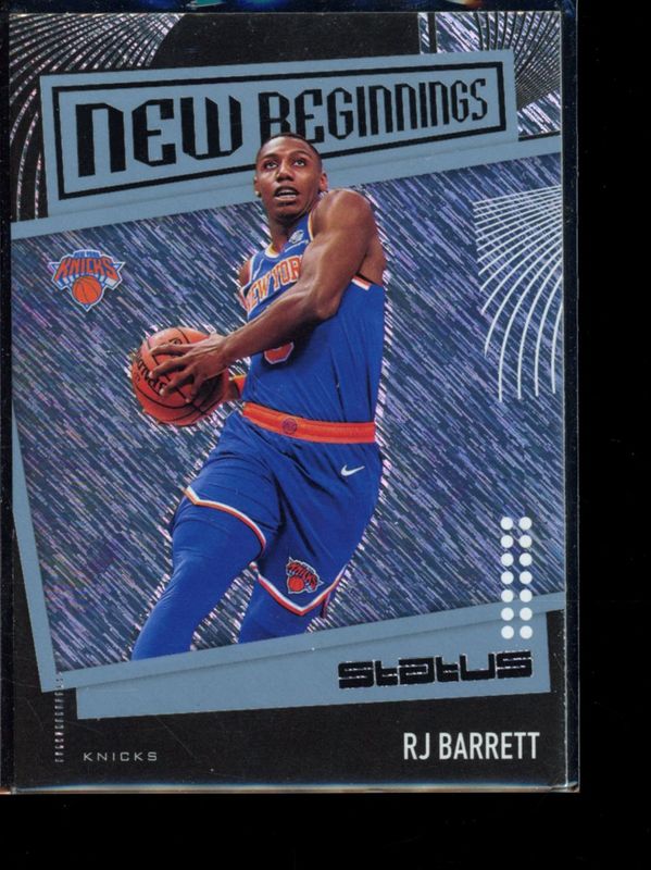 RJ Barrett 2019 Status #15 New Beginnings Rookie RAW