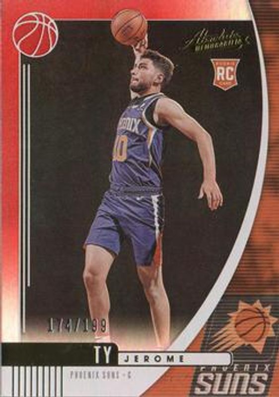 Ty Jerome 2019 Absolute Memorabilia #60 Red /199 Rookie RAW