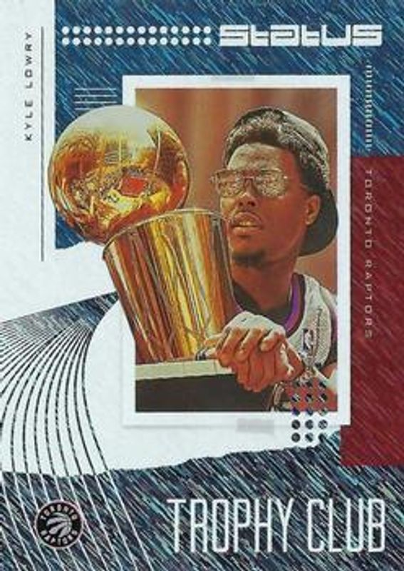 Kyle Lowry 2019 Status #4 Trophy Club - Blue RAW