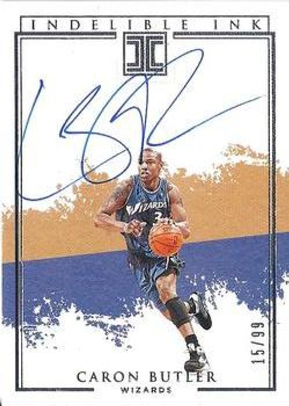 Caron Butler 2019 Impeccable #II-CBT Indelible Ink /99 RAW