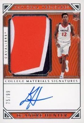 2019 National Treasures Collegiate #87 Base /49