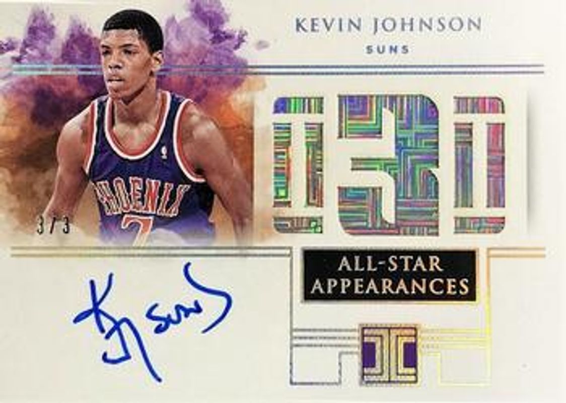Kevin Johnson 2019 Impeccable #AS-KJH Impeccable All Stars Autographs /6 RAW